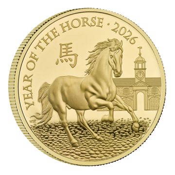 2026 1 oz Great Britain Gold 2026 1oz  UK Gold Lunar Horse Coin PP