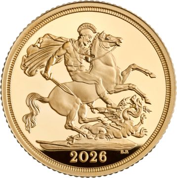 2026 7.32g Great Britain Gold Sovereign 2026 PP