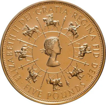 1993 1 oz Great Britain Gold Coronation Anniversary PP