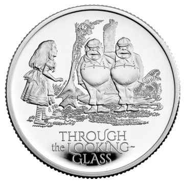 2021 15.69g Great Britain Silver 2021 1/2oz  Great Britain Silver Alice behind the mirrors PP