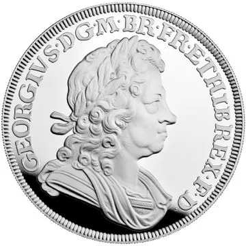 2022 5 oz Great Britain Silver King George I. PP