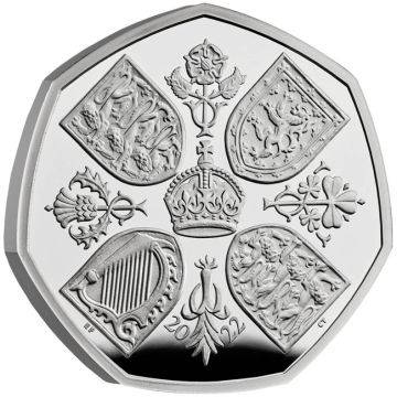 2022 14.80g Great Britain Silver 2022  14.80gm Great Britain Silver Queen Elizabeth II PP
