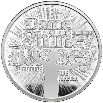 2023 62.79g Great Britain Silver 2023 2oz Great Britain Silver Shirley Bassey PP