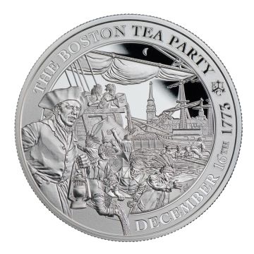 2023 1 oz St. Helena Silver 2023 1oz St. Helena Silver Boston Tea Party PP