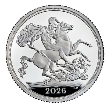 2026 7.98g Great Britain Silver Sovereign Proof PP