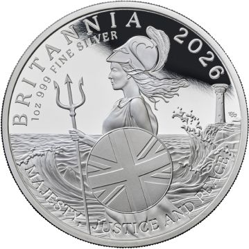 2026 1 oz Great Britain Silver Britannia PP