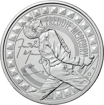 2025 Great Britain Copper-Nickel 2025 28.28gm  UK £5 Freddie Mercury Coin BU