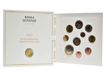 2023 Slovenia Copper-Nickel 2023 51.42gm Slovenia Copper-Nickel Coin Set BU BU