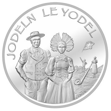 2017 16.70g Switzerland Silver 2017 16.70g Switzerland Silver Yodelling UN UN