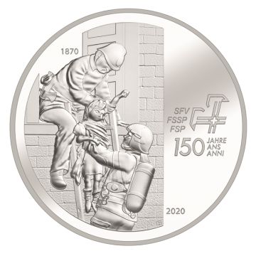 2020 16.70g Switzerland Silver 2020 16.70gm  Switzerland Silver Swiss Fire Brigade Association UN
