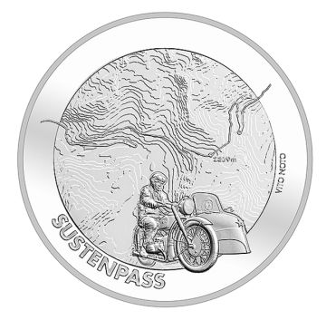 2020 16.70g Switzerland Silver 2020 16.70g Switzerland Silver Susten Pass PP PP