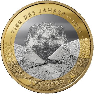 2026 Switzerland Copper-Nickel Hedgehog BU