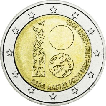 2018 Estonia Copper-Nickel 2018 Estonia Copper-Nickel 100 years of Republic UNC UNC