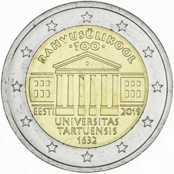 2019 Estonia Copper-Nickel 2019 Estonia Copper-Nickel 100 years of University in Tartu UNC UNC