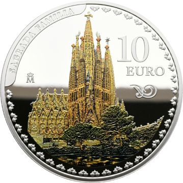 2026 24.98g Spain Silver Sagrada Familia PP