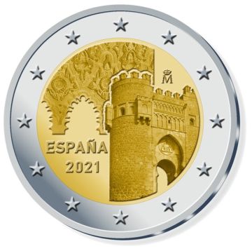 2021 Spain Copper-Nickel 2021 Spain Copper-Nickel World Heritage - Toledo UNC UNC