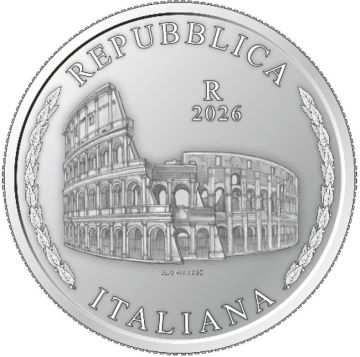 2026 999g Italy Silver Colosseum UN