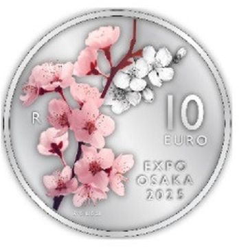 2025 San Marino Copper-Nickel 2025 San Marino Copper-Nickel Expo Osaka UNC UNC