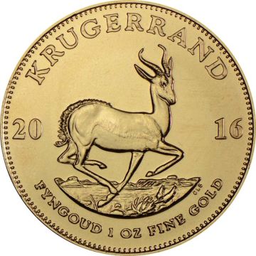 1 oz South Africa Gold 2016 1/2oz South Africa Gold Krugerrand BU customary in banking
