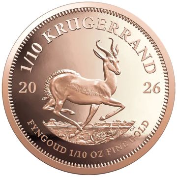 2026 1/10 oz South Africa Gold Krugerrand PP