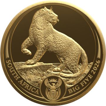 2026 1/4 oz South Africa Gold Big Five III - Leopard PP