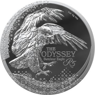 2025 1 oz South Africa Silver 2025 1 oz South Africa Silver The Odyssey Series: Bateleur Eagle PP