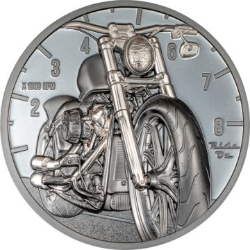 2024 2 oz Cook Islands Silver 2024 2 oz Cook Islands Silver Motorcycle BP PP PP