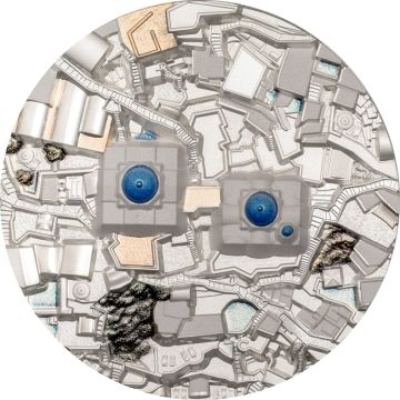 2024 155.36g Cook Islands Silver 2024 5oz Cook Islands Silver Santorini PP PP