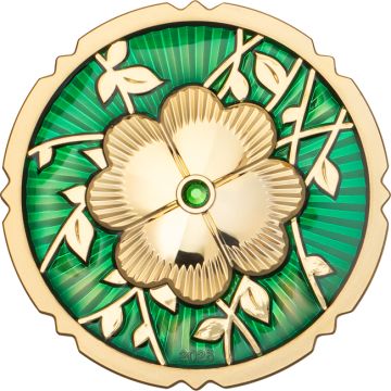 2025 1 oz Cook Islands Silver 2025 1oz Cook Islands Silver Evergreen Clover PP