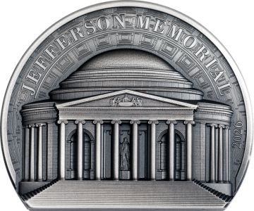 2026 2 oz Cook Islands Silver 2026 2oz Cook Islands Jefferson Memorial TO