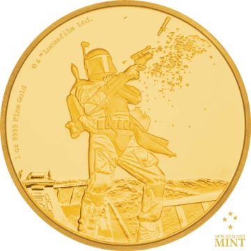 2017 1 oz Niue Gold Boba Fett PP