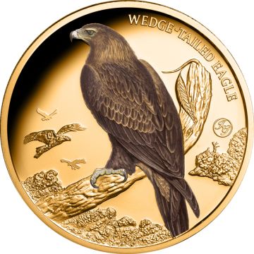 2025 1 oz Niue Gold 2025  1 oz  Niue Gold Proof Wedge-Tailed Eagle (w/ Box & COA) PP