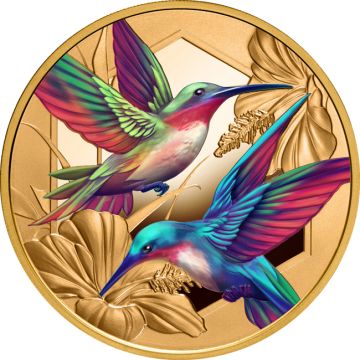 2026 1 oz Niue Gold Hummingbird PP
