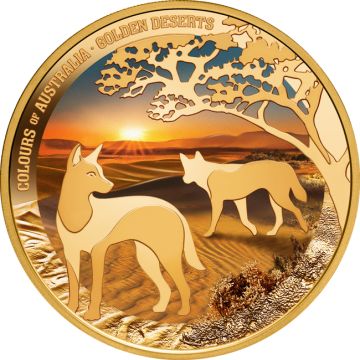 2026 1 oz Niue Gold Golden Deserts PP