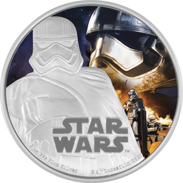 2016 1 oz Niue Silver 2016 1oz  Niue Silver Star Wars - The Awakening of the Force: Captain Phasma PP