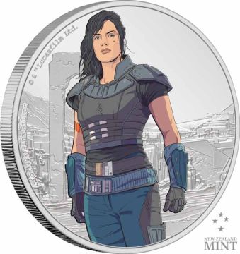 2021 1 oz Niue Silver 2021 1oz  Niue Silver The Mandalorian - Cara Dune PP