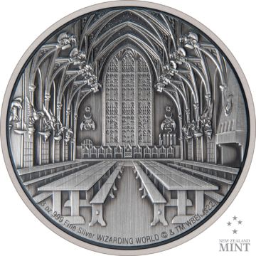 2022 93.22g Niue Silver 2022 3oz Niue Silver Harry Potter - The Great Hall TO TO