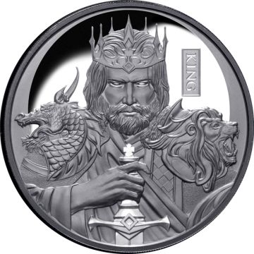 2023 1 oz Niue Silver Chess: The King