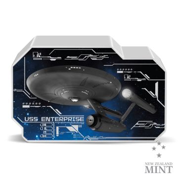 2024 1 oz Niue Silver 2. USS Enterprise NCC 1701 Niue PP