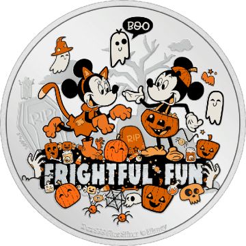 2024 2 oz Niue Silver 2024 2 oz Niue Silver Disney Halloween PP PP