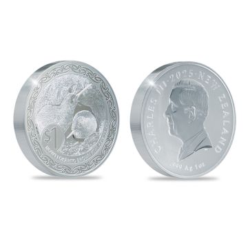 2025 1 oz New Zealand Silver 2025 1 oz New Zealand Silver Kiwi PL PL