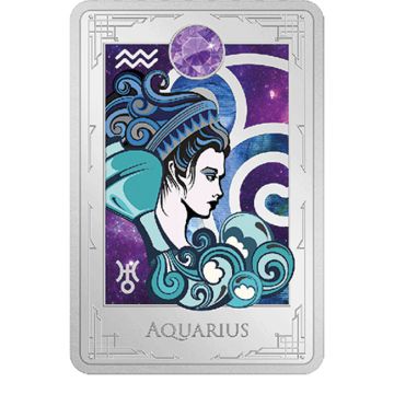 2025 2 oz Niue Silver 2025 2 oz Niue Silver Aquarius PP PP