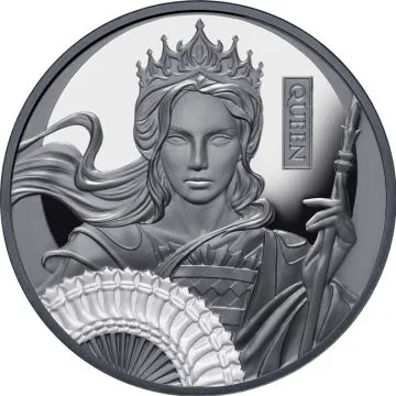 2025 1 oz Niue Silver Chess: The Queen BP