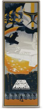 2025 93.21g Niue Silver 2025 3oz Niue Silver Attack of the Clones PP PP