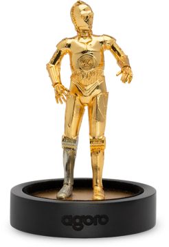 2025 138.75g Silver 2025 C-3PO™ – Silver Miniature TO