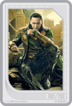 2023 1 oz Niue Silver Loki - Mint Trading Coin PP