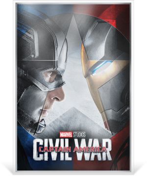 2025 46.61g Niue Silver 2025 46.61g Niue Silver Captain America: Civil War PP PP