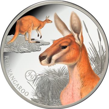 2026 1 oz Niue Silver Red Kangaroo PP
