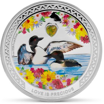 2026 1 oz Niue Silver Love is Precious – Great Northern Diver PP