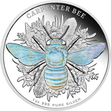 2026 1 oz Niue Silver Australian Traditional Honeybee Series Hologram PP